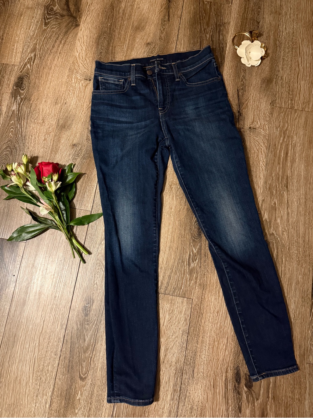 Lucky Brand Dark Indigo Skinny Jeans